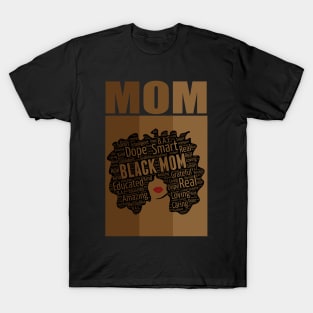 African American Mom Mother's Day Afro T-Shirt